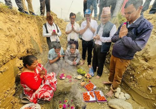 असहाय बालबालिकाको अविभावकत्व लिदै सुनवल :आवास सहितको विद्यालय भवन शिलान्यास