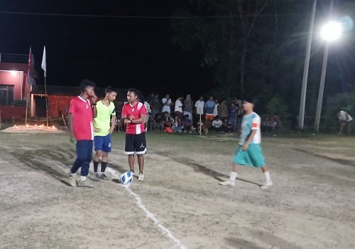 बर्दघाटमा स्थानिय युवाहरूको सक्रियतामा रात्रीकालिन फुटबल प्रतियोगिता सुरु
