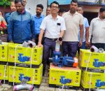 सरावल गाउँपालिकाका किसानलाई सिचाई मोटर