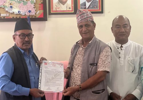 नीति कार्यक्रमका लागि सुझाव सहित सातै पालिकामा समाजबादिको ज्ञापन पत्र