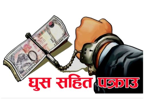 दुई लाख घुस सहित नवलपरासी जिल्ला अदालतका कर्मचारी पक्राउ