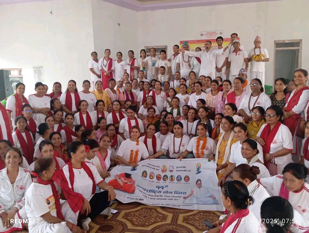 योग अभ्यास प्रती आकर्षण बढ्दो,योगमय बन्दै बर्दघाट