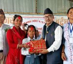 विद्यार्थीलाई छात्रवृत्ति,पुरस्कार सहित शिक्षक अविभावकलाई सम्मान